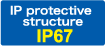 IP protective structure:IP67