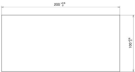 専用磁石板『SMG-4550』外形図